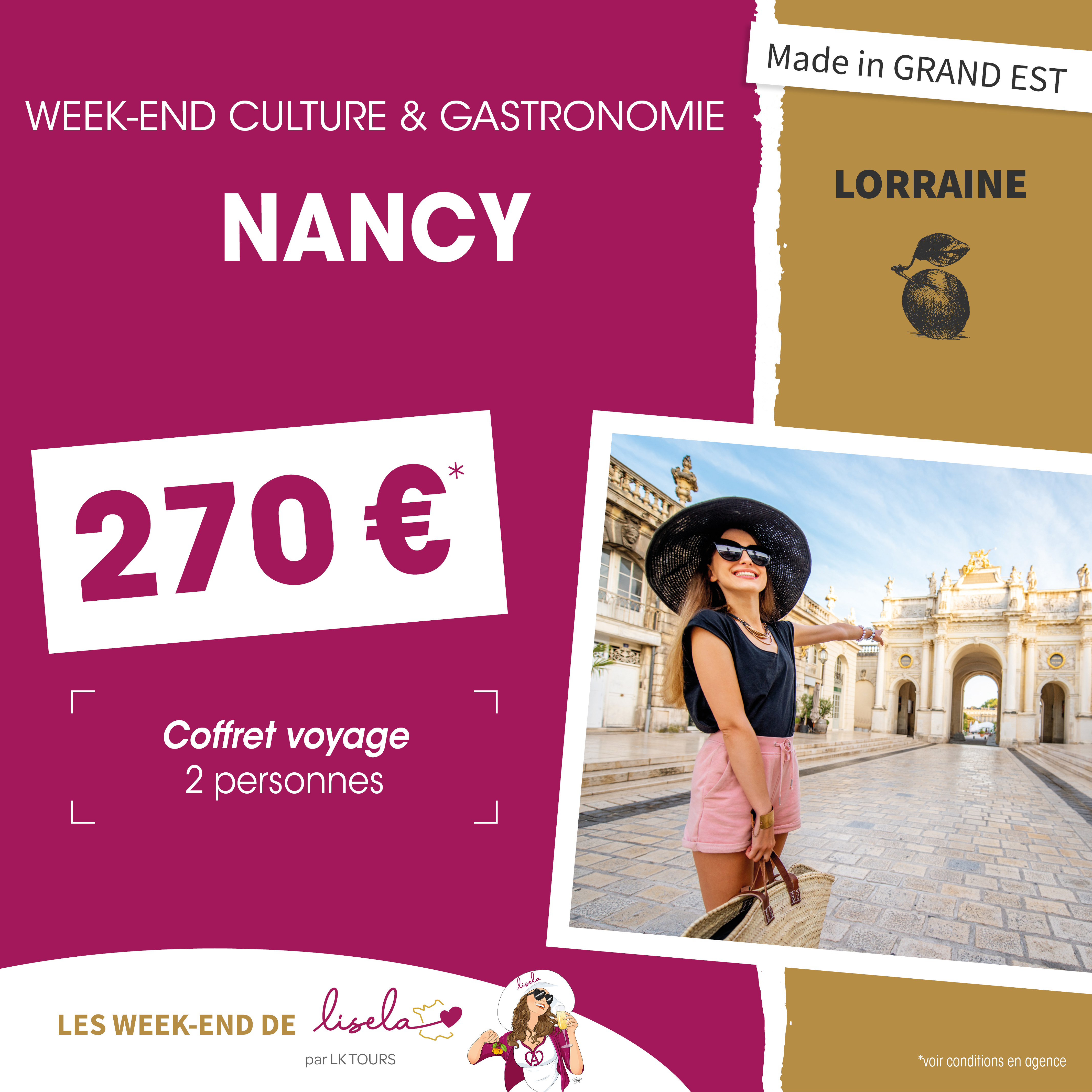 WEEK-END CULTURE & GASTRONOMIE NANCY